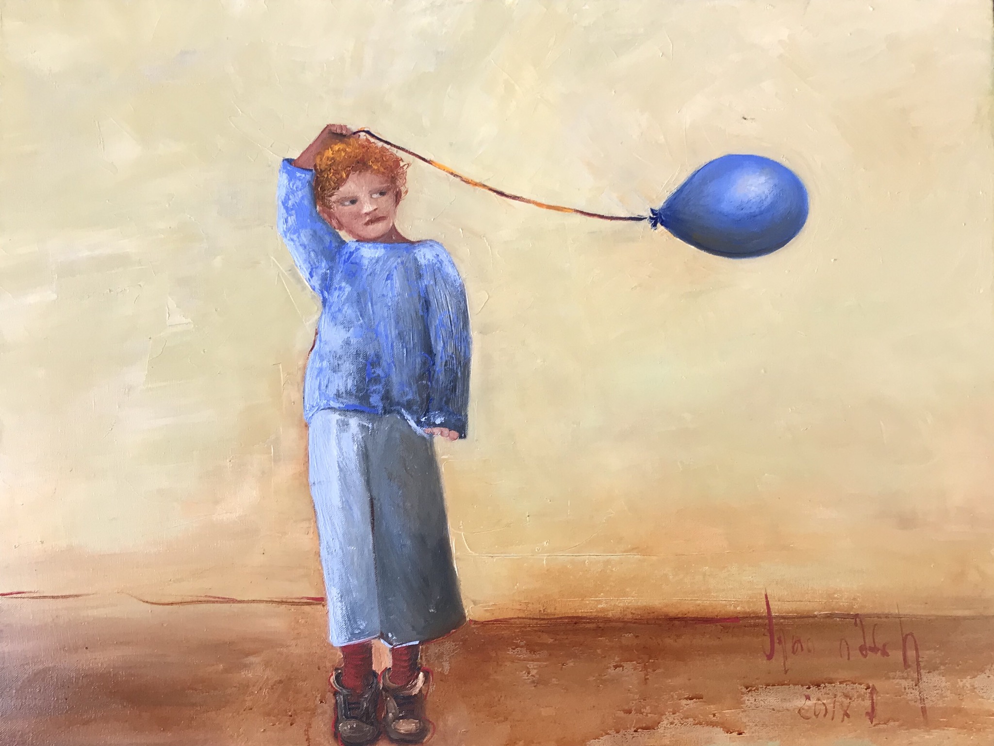 The blue balloon